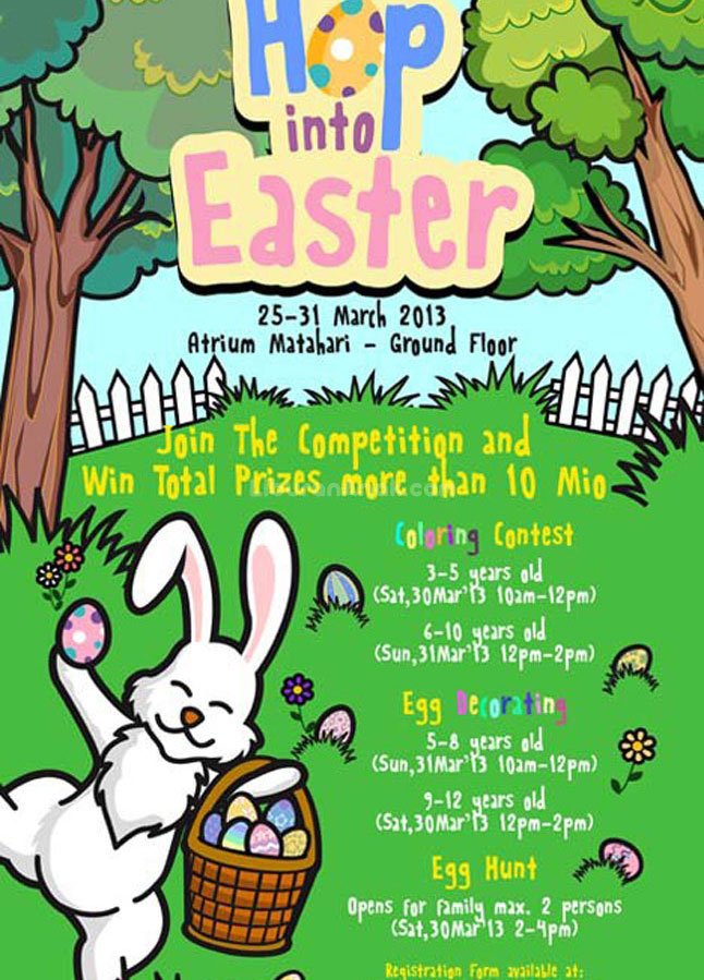 Hop Into Easter Kids & Parents Events Liburan Anak Informasi