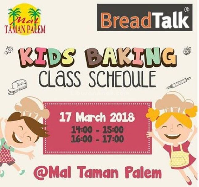 Kids Baking Class Schedule