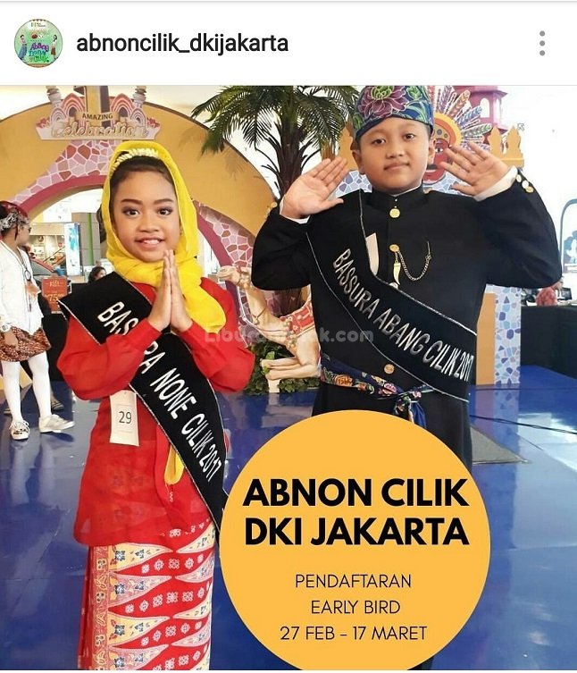 Abang None Cilik DKI Jakarta 2018