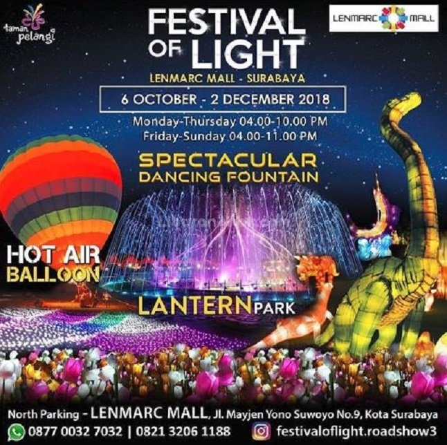 Festival of Light di Lenmarc Mall