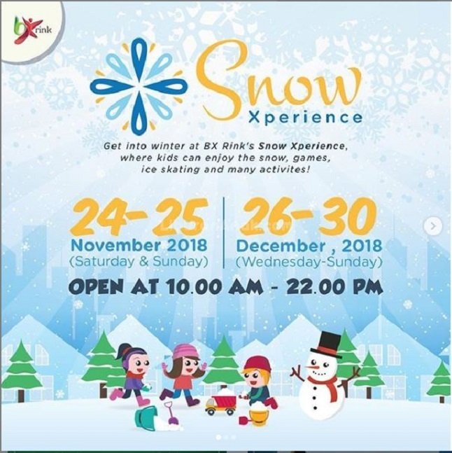 Snow Xperience with BXRink at Bintaro Jaya Xchange Mall