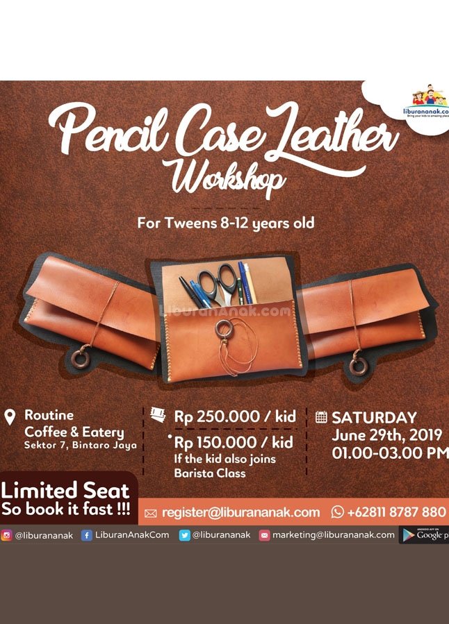 Pencil Case Leather Workshop