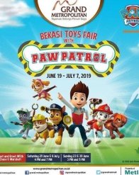 Bekasi Toy Fair dengan Paw Patrol di Grand Metropolitan