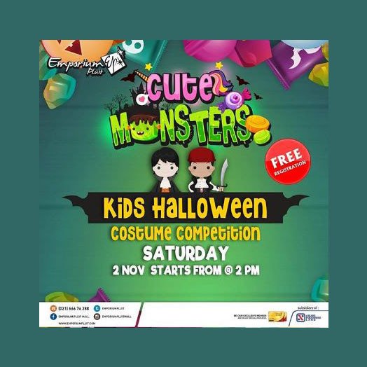 Kids Halloween Custome Competition
