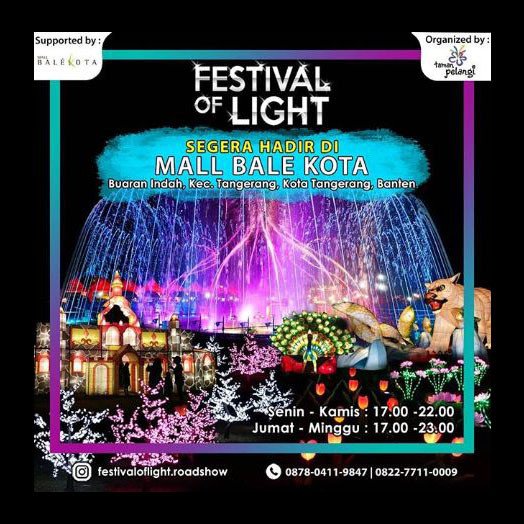 Festival of Light di Mall Bale Kota