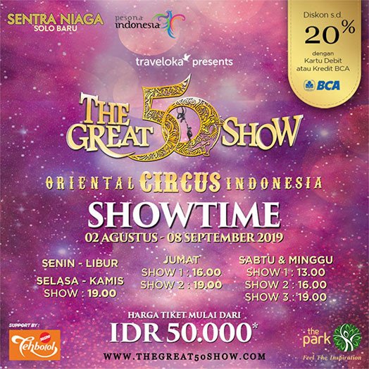 The Great 50 Show di The Park Mall Solo