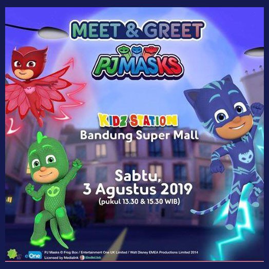 Meet and Greet PjMasks di Kidz Station Kidz Station